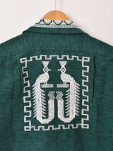 【3色展開】Backers グアテマラデザイン 刺繍 長袖シャツ