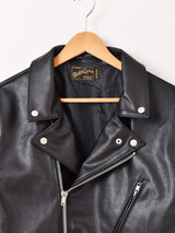 Backers フェイクレザー ライダースジャケット