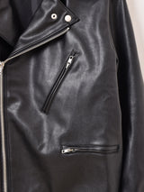 Backers フェイクレザー ライダースジャケット