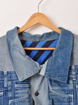 リメイク パッチワーク デニムジャケット