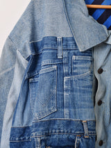 リメイク パッチワーク デニムジャケット
