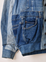 リメイク パッチワーク デニムジャケット