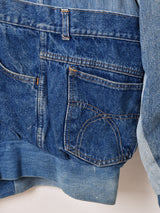 リメイク パッチワーク デニムジャケット