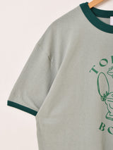 Backers プリント リンガーTシャツ「TOILET BOWL」