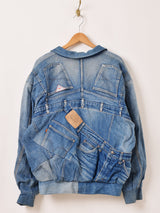 リメイク パッチワーク デニムジャケット