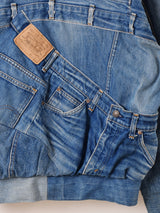 リメイク パッチワーク デニムジャケット