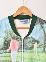 90's〜 アメリカ製 ゴルフ柄 ペーパージャケット