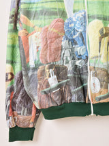 90's〜 アメリカ製 ゴルフ柄 ペーパージャケット