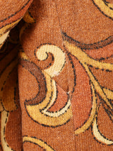 オリエンタル 総柄 ボアコート