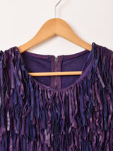 レザー フリンジ ノースリーブトップス