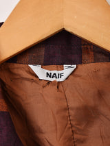 イタリア製 ストライプ柄 テーラードジャケット