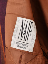 イタリア製 ストライプ柄 テーラードジャケット