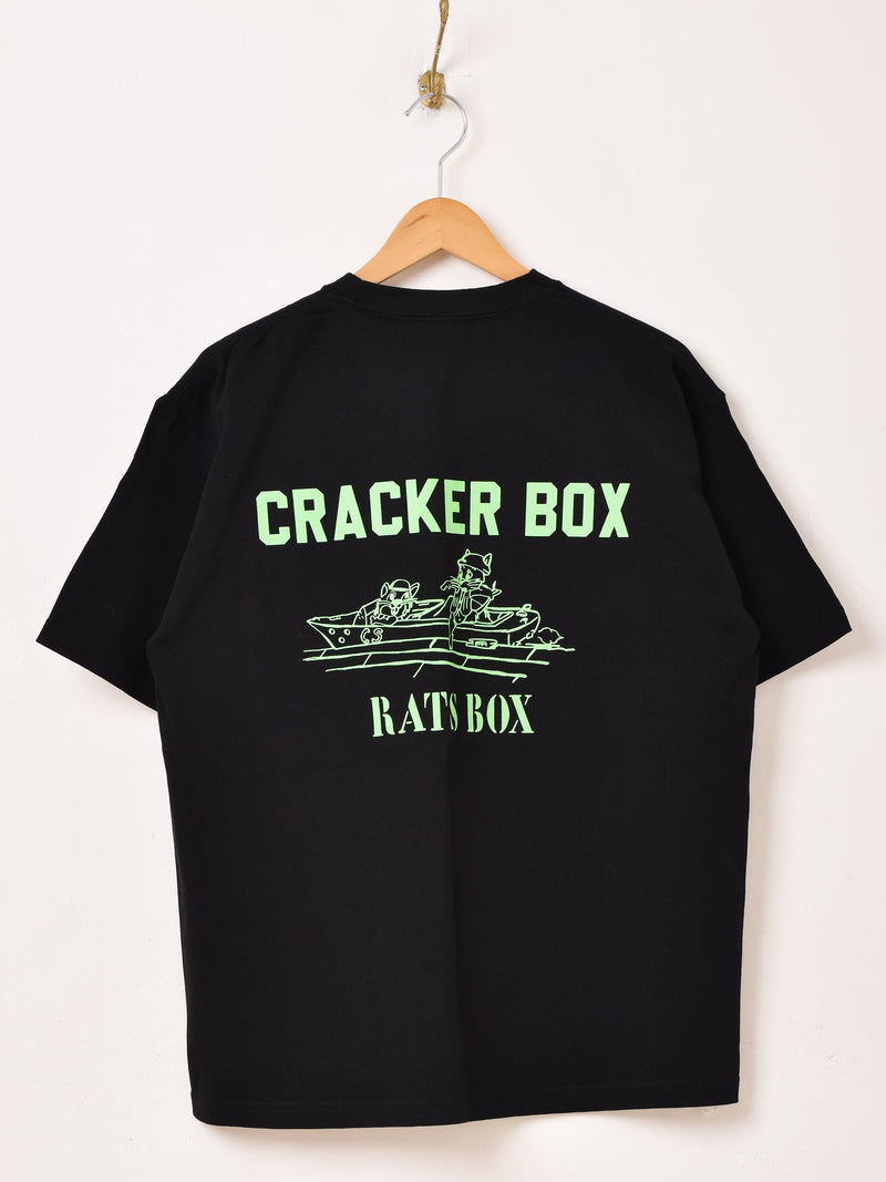 【2色展開】 プリント ポケットTシャツ「CRACKER BOX 」