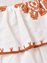 Emerald Motel リメイク ファブリック フリル パンツ