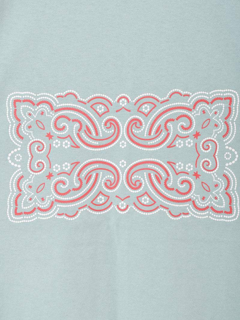 【2色展開】 バンダナプリント Tシャツ