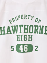 【2色展開】 プリント フットボールTシャツ「HAWTHORNE」
