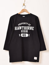 【2色展開】 プリント フットボールTシャツ「HAWTHORNE」