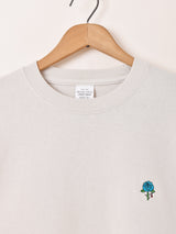 【2色展開】 ワンポイント ローズ ロングスリーブTシャツ