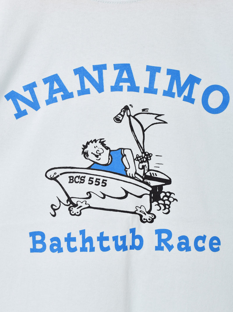 【2色展開】 プリントTシャツ「NANAIMO Bathtub Race」