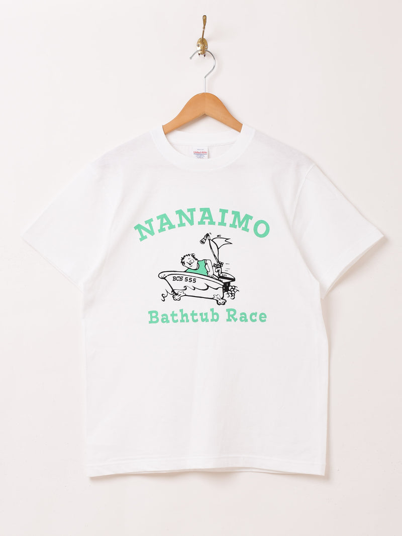 【2色展開】 プリントTシャツ「NANAIMO Bathtub Race」