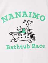【2色展開】 プリントTシャツ「NANAIMO Bathtub Race」