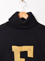 〜30's Numbering Turtle Neck Sweater