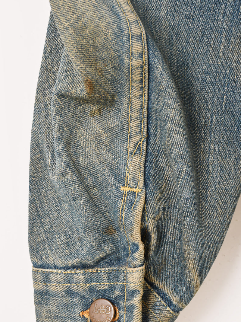 70's  Made in USA 70’s "Lee" 220-J Denim Riders Jacket