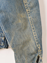 70's  Made in USA 70’s "Lee" 220-J Denim Riders Jacket