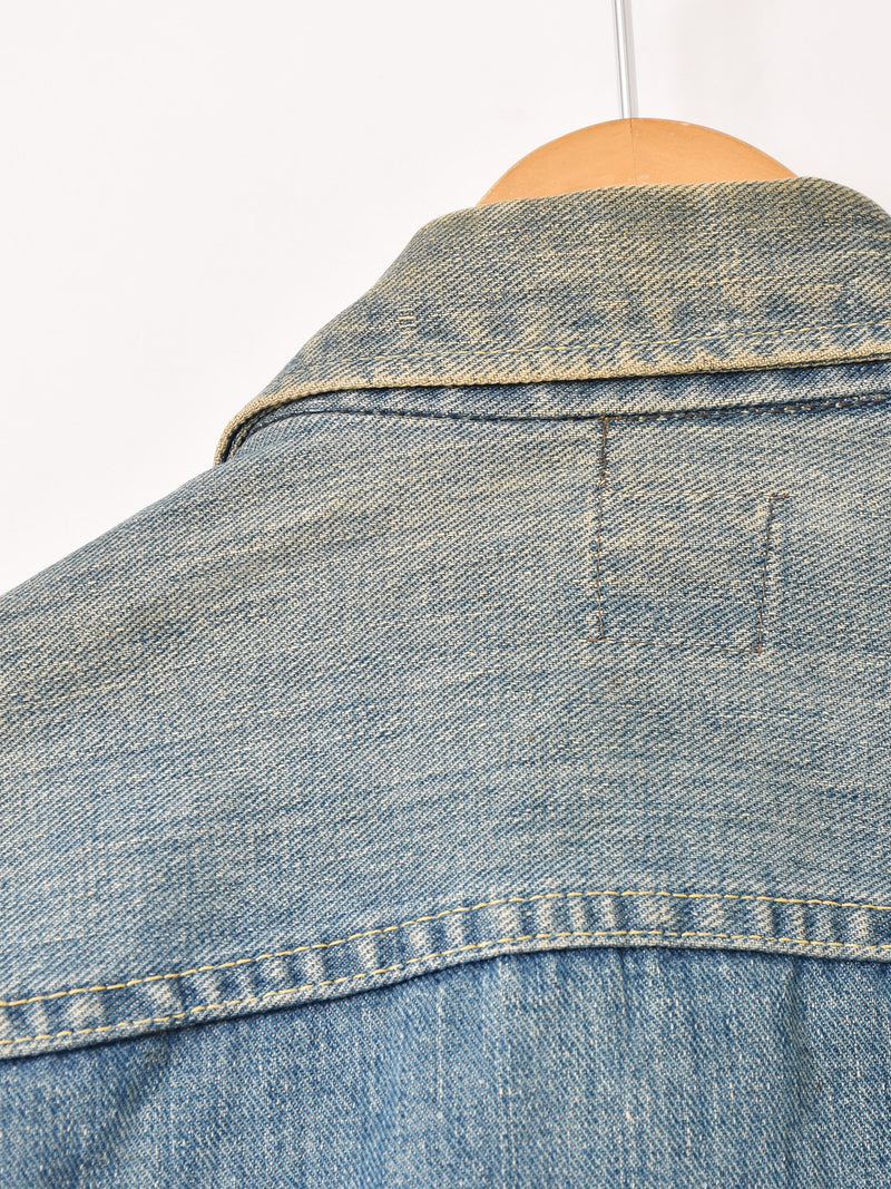 70's  Made in USA 70’s "Lee" 220-J Denim Riders Jacket