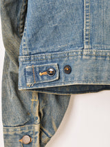 70's  Made in USA 70’s "Lee" 220-J Denim Riders Jacket