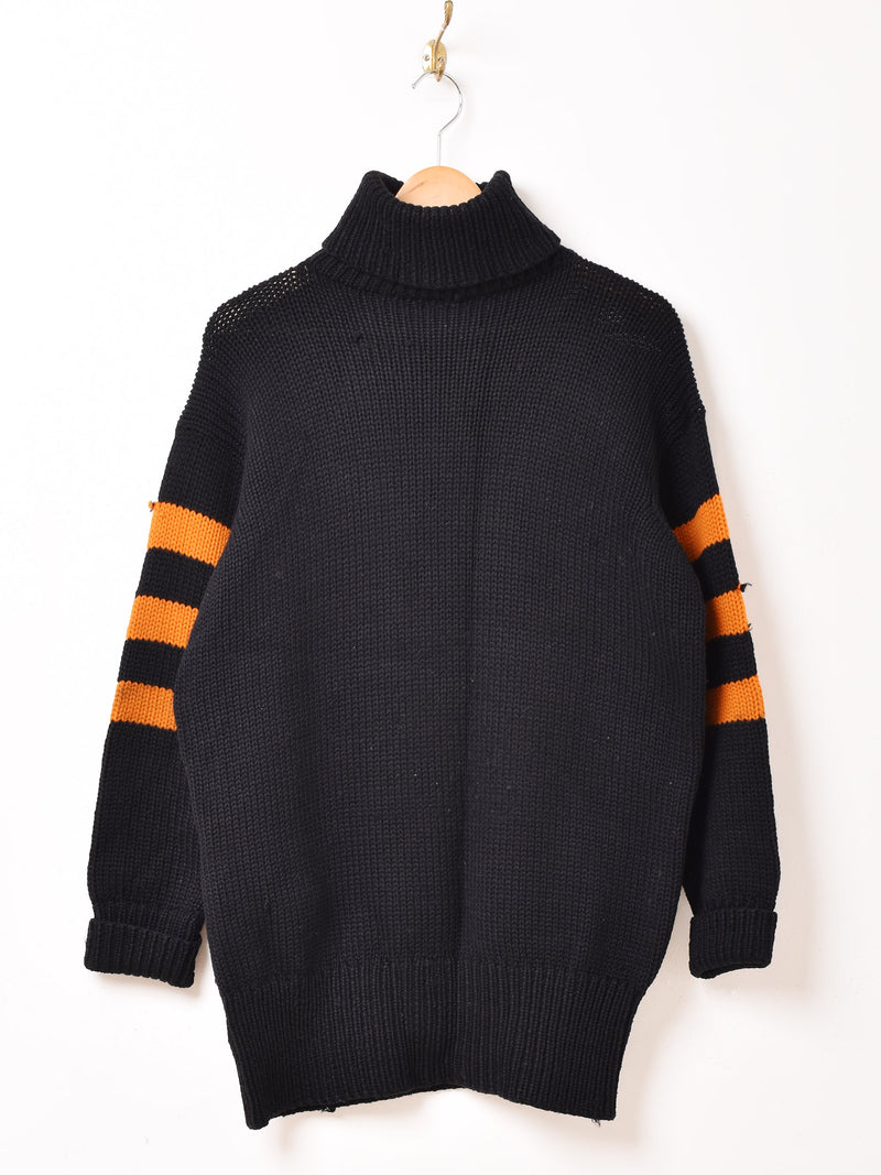 〜30's Numbering Turtle Neck Sweater