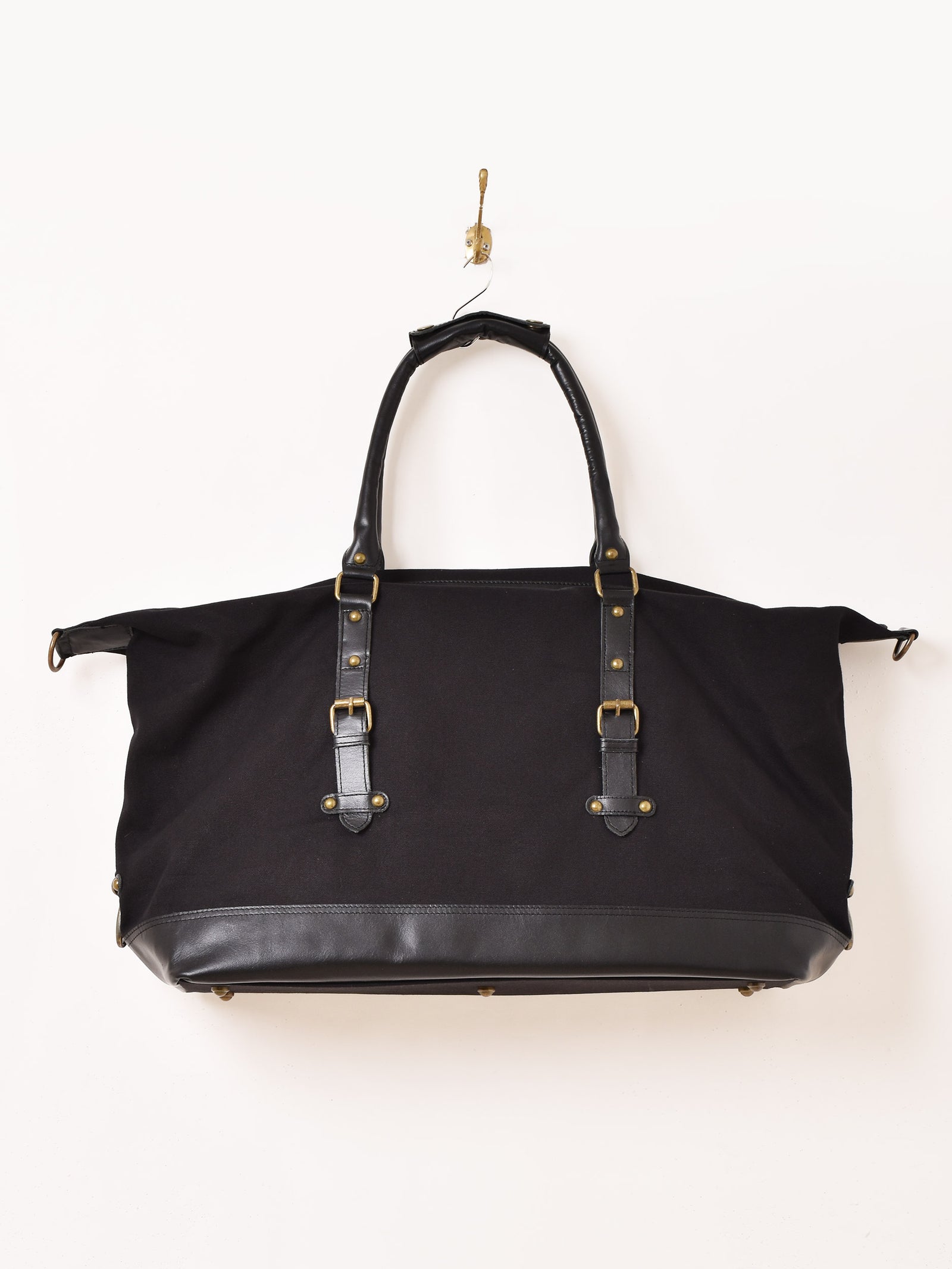 2色展開】キャンバス×レザー ボストンバッグ – 古着屋Top of the Hill