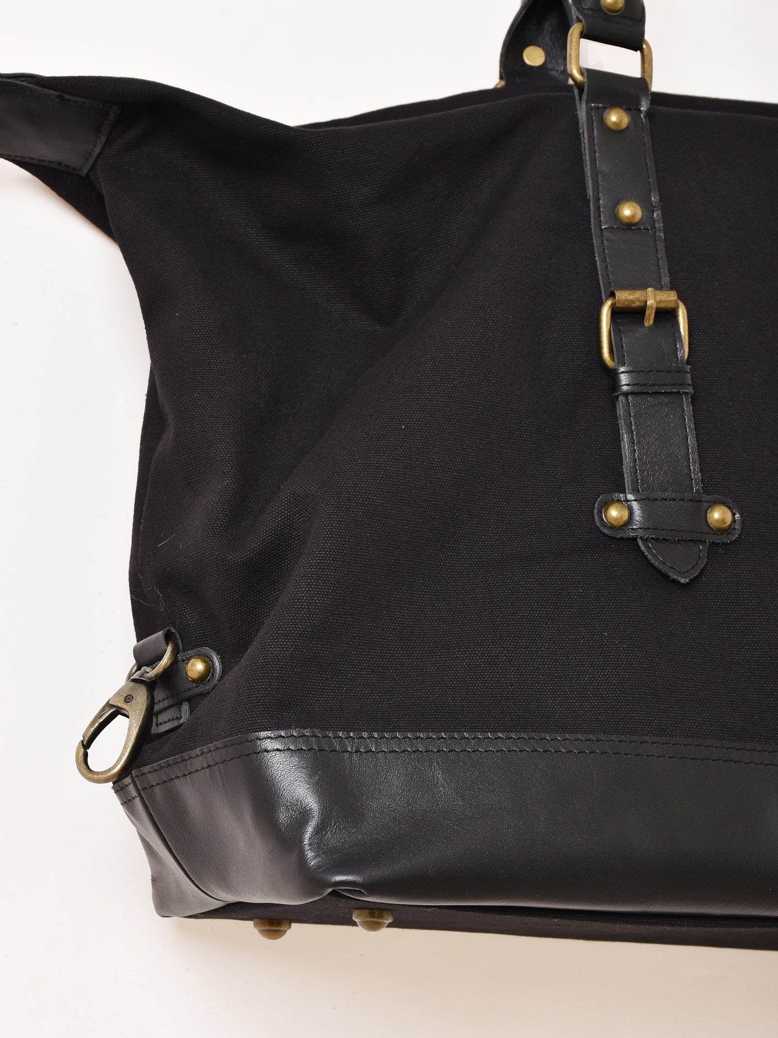 2色展開】キャンバス×レザー ボストンバッグ – 古着屋Top of the Hill