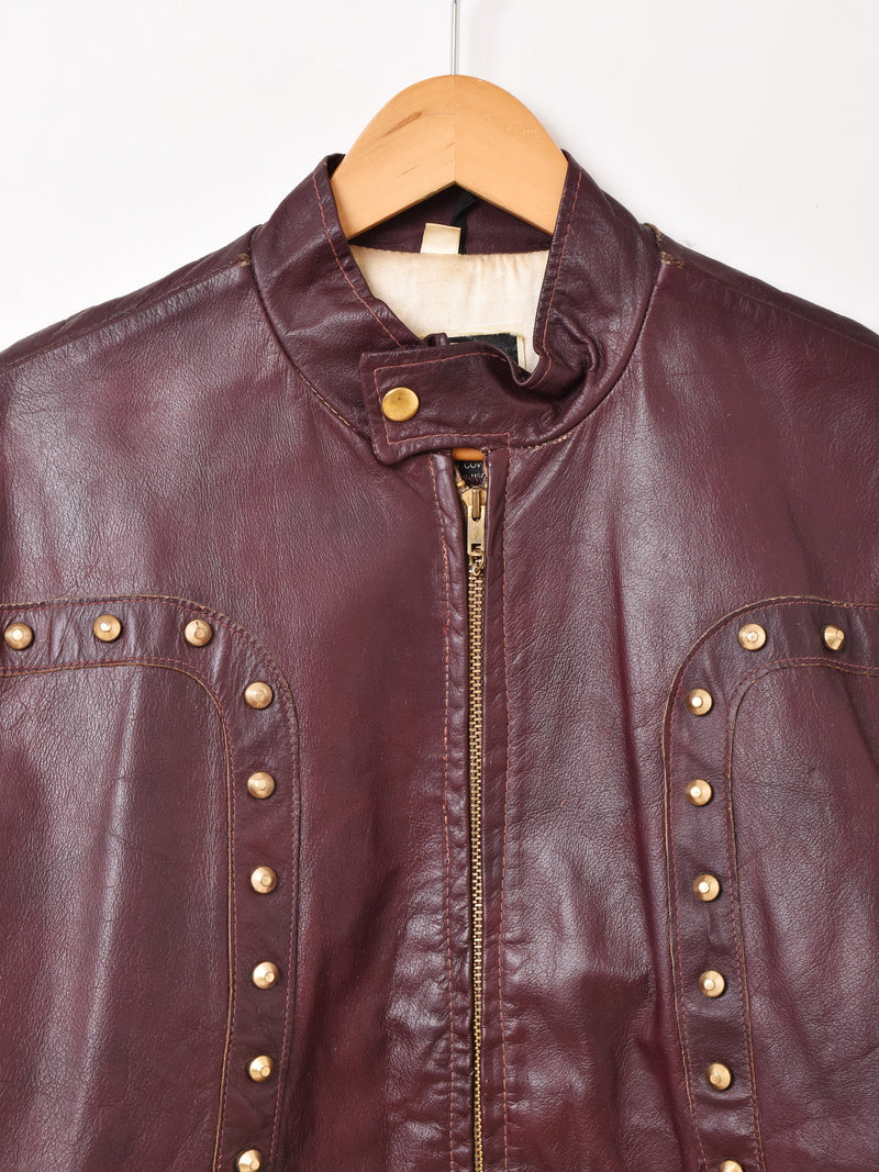 1972's Wheels of man "Highway Man" Single Motorcycle Jacket