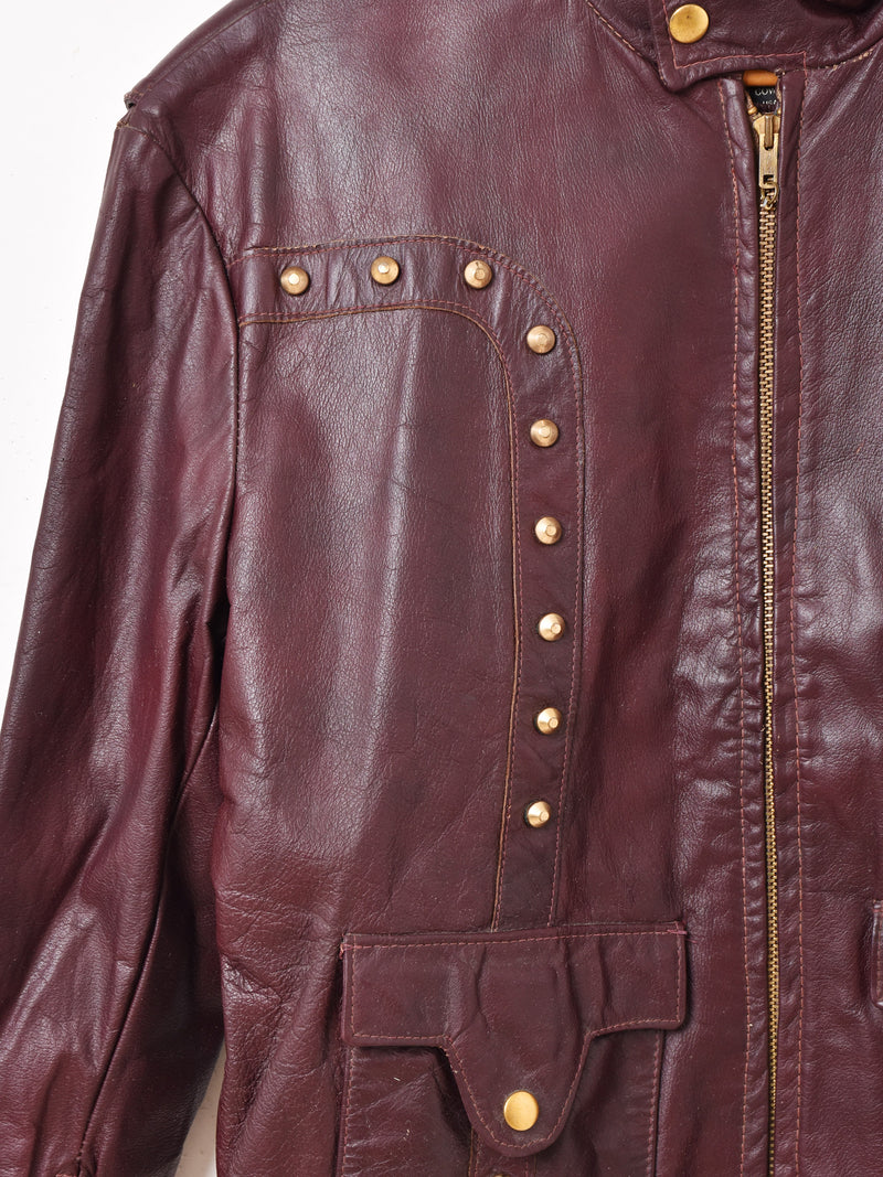 1972's Wheels of man "Highway Man" Single Motorcycle Jacket