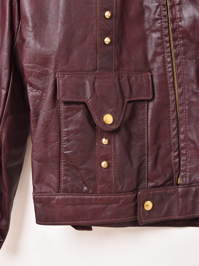 1972's Wheels of man "Highway Man" Single Motorcycle Jacket