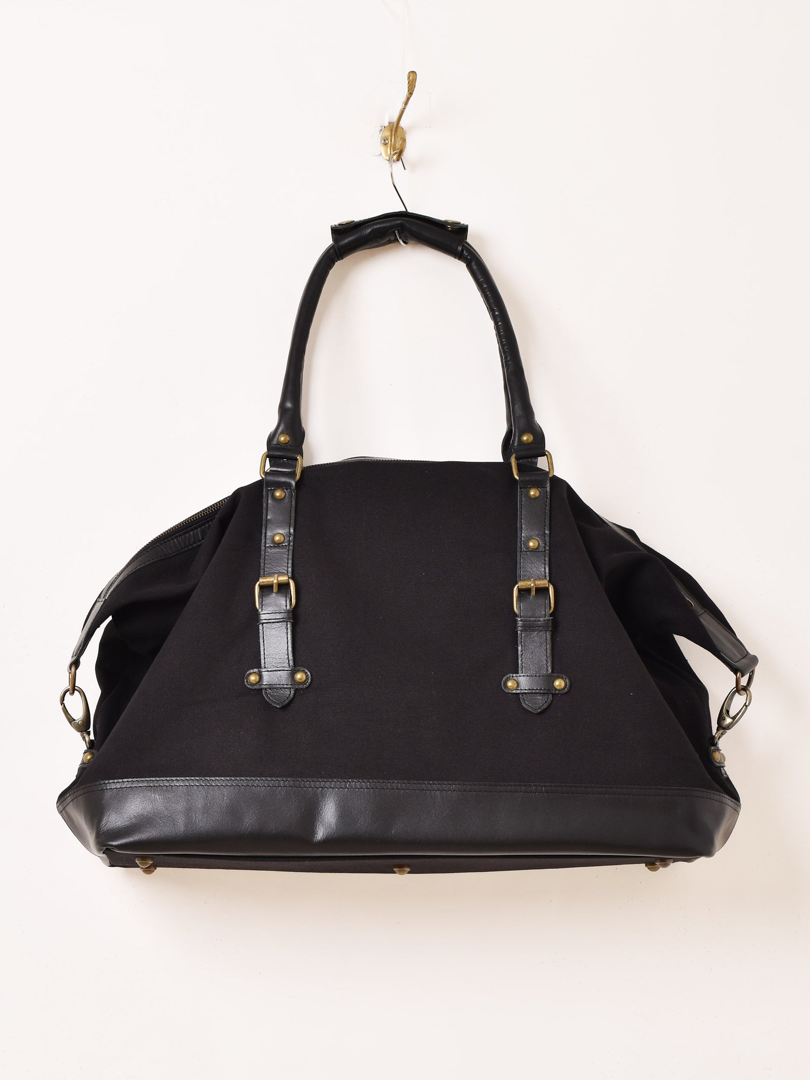 2色展開】キャンバス×レザー ボストンバッグ – 古着屋Top of the Hill