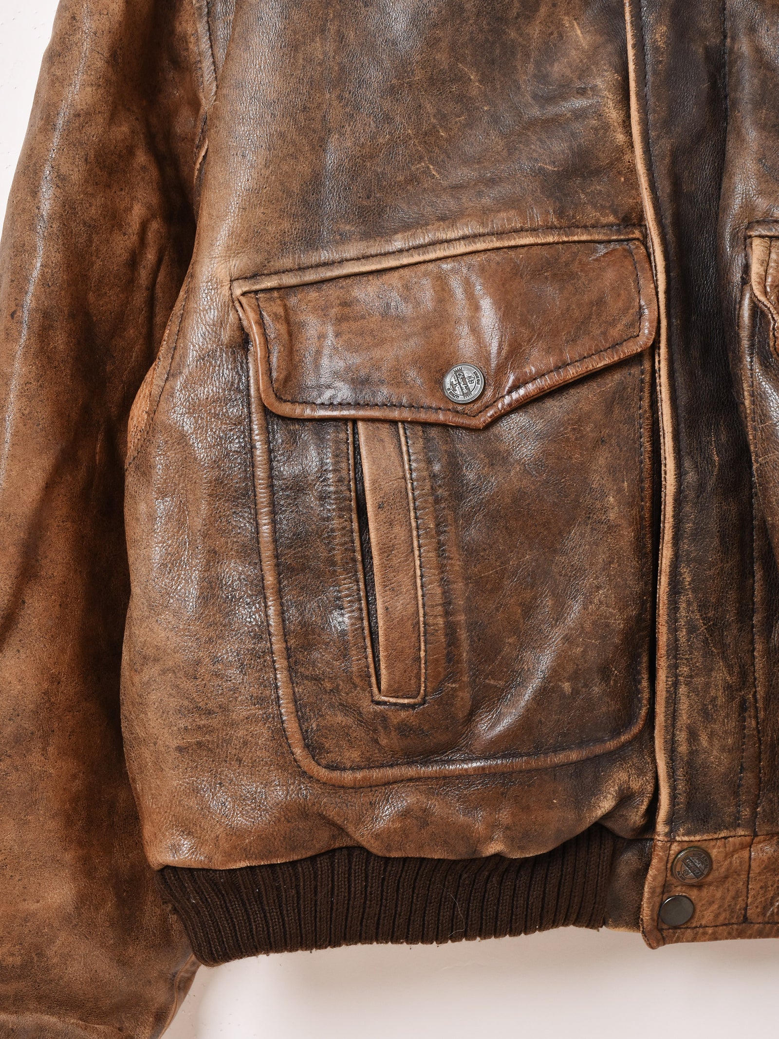 ボア レザーフライトジャケット – 古着屋Top of the Hillのネット通販
