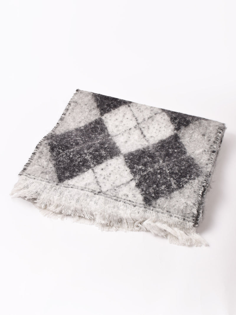 【2色展開】アーガイル柄 マフラー