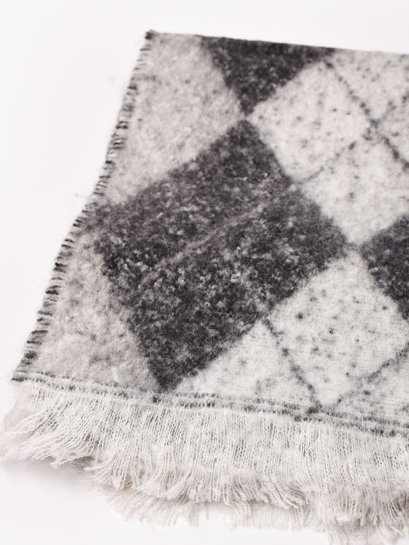 【2色展開】アーガイル柄 マフラー