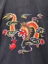 Made in China オリエンタル 刺繍 ミディアムガウン