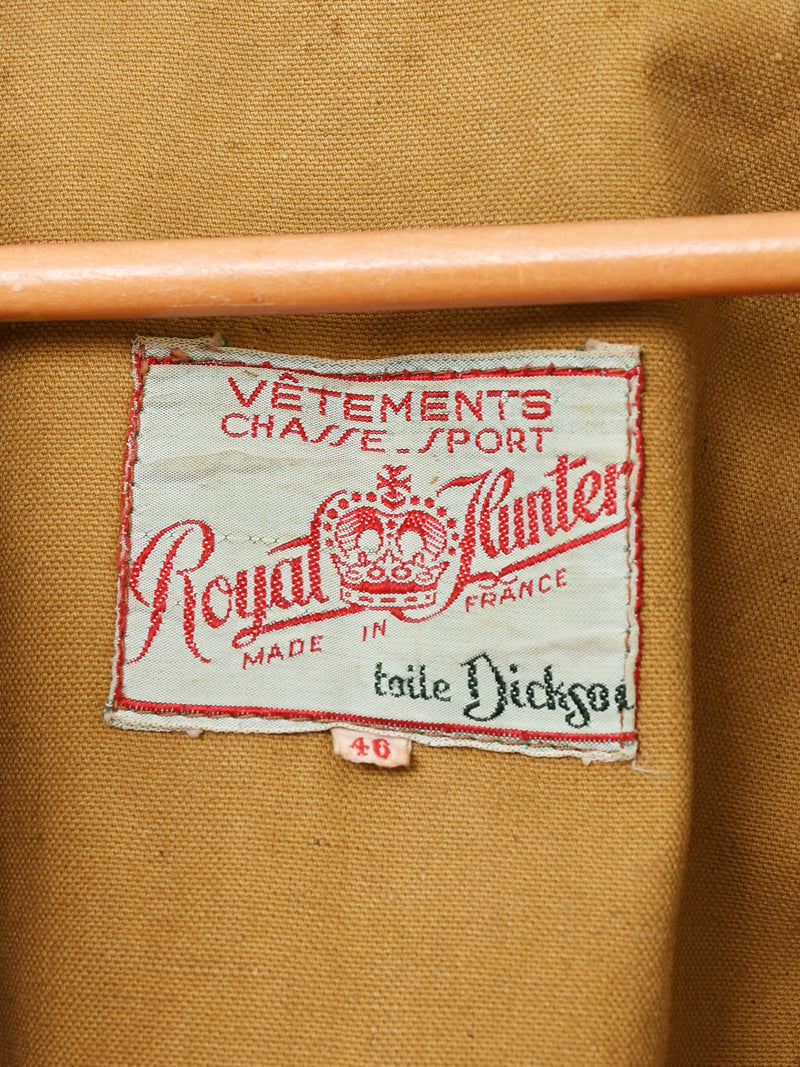 50's～ フランス製 ”Royal Hunter” Duck Hunting Jacket