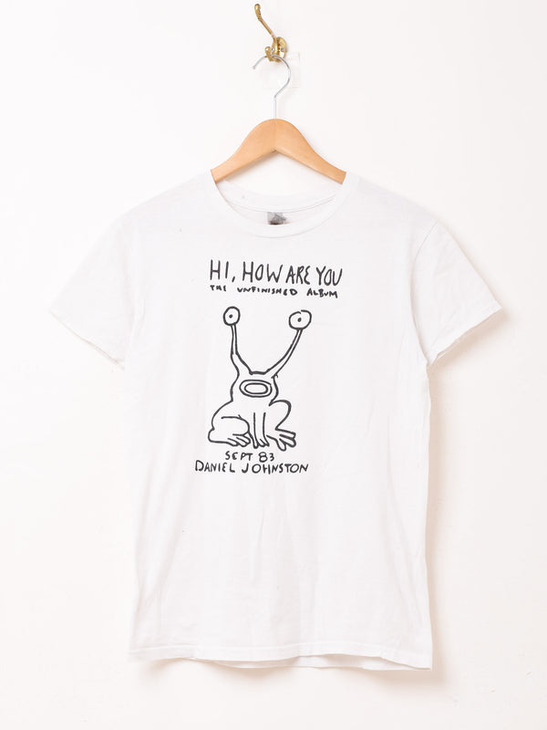 DANIEL JOHNSTON イラスト ミュージックTシャツ