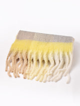 【6色展開】大判 カラフルチェック ストール