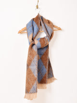 【2色展開】アーガイル柄 マフラー