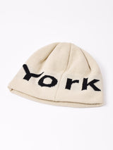 【2色展開】ロゴ入り ニットキャップ「New York」