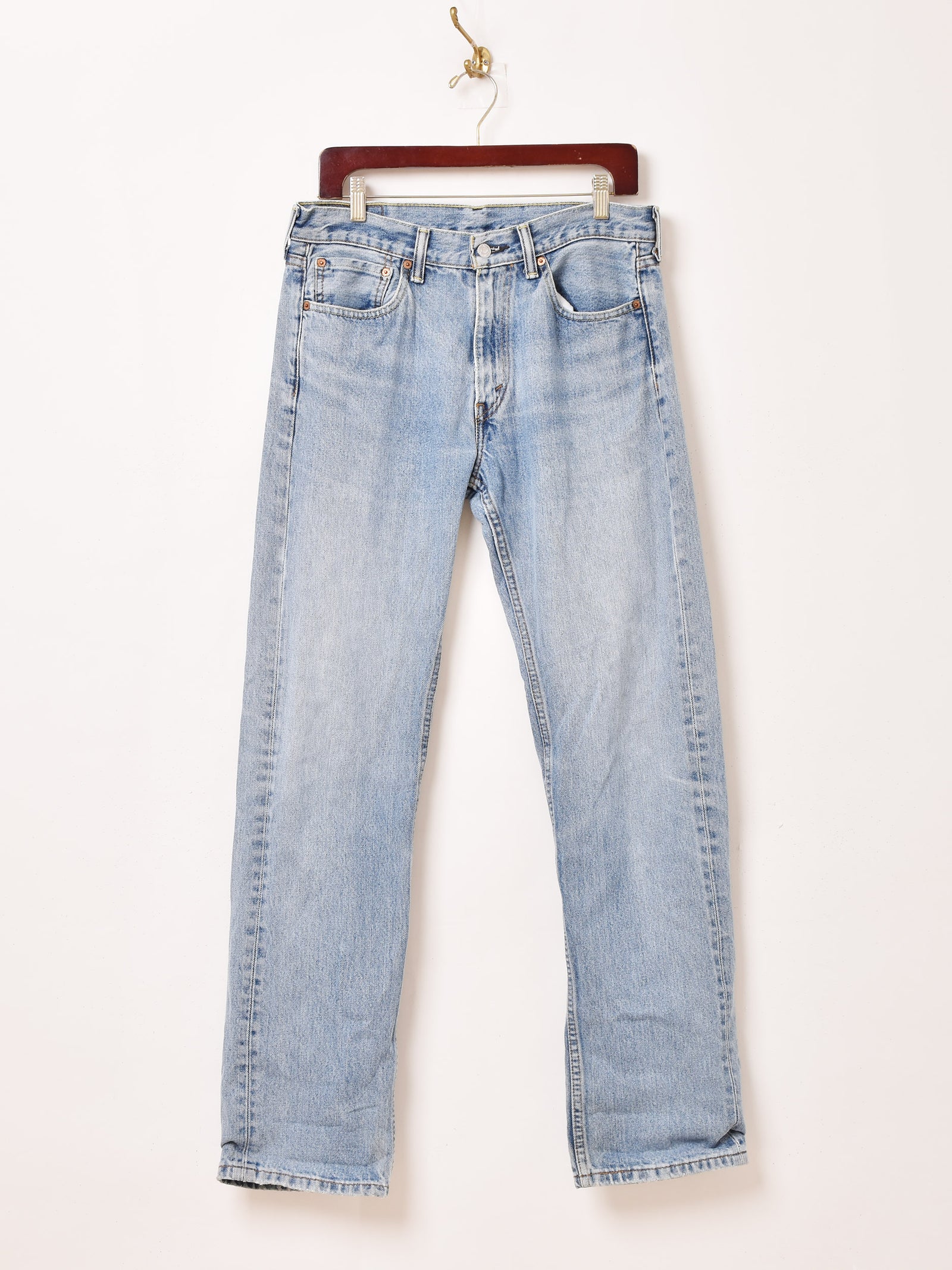 Levi's 505 デニムパンツ アイスブルー W32 – 古着屋Top of the Hillの