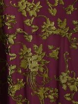 【2色展開】Meridian ベロア シアー フリル キャミソールワンピース