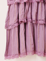 【2色展開】Emerald Motel ラメ ラッフル キャミソールワンピース