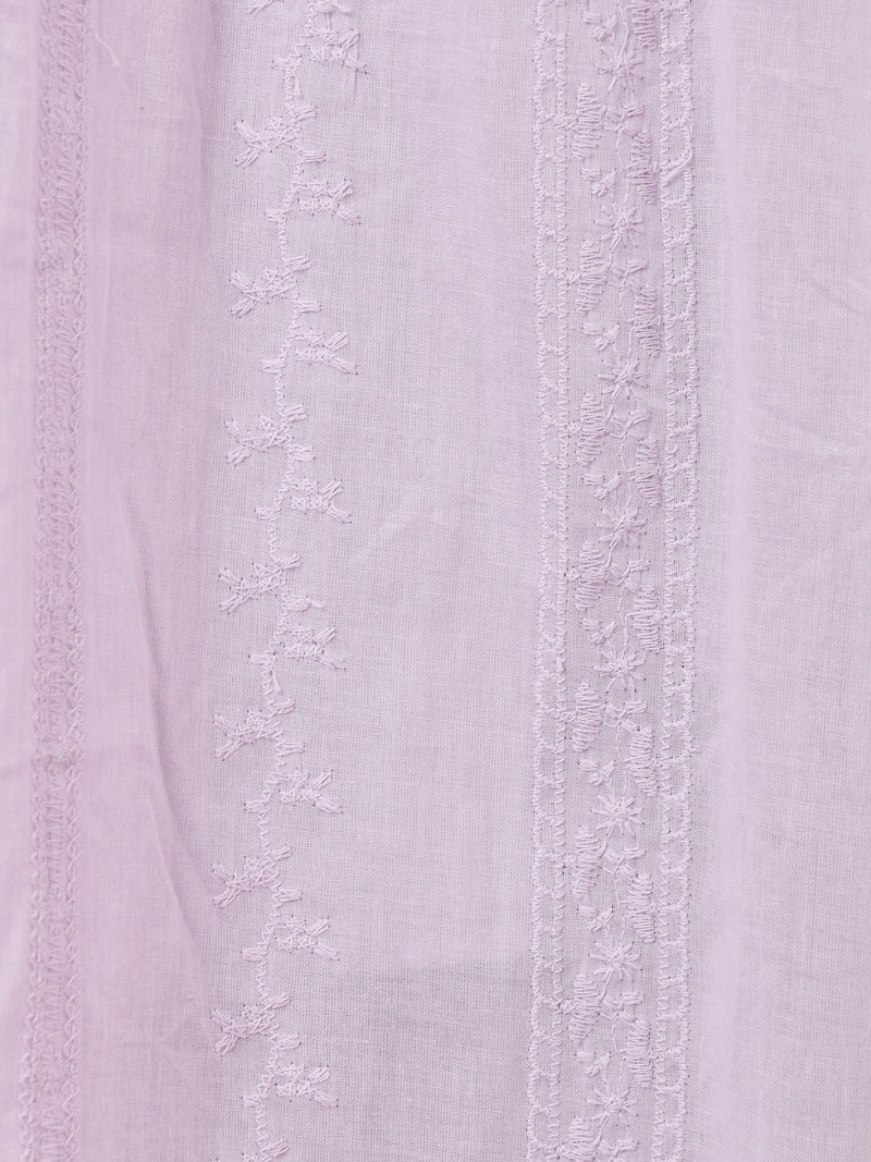 【2色展開】Meridian 刺繍 フリルショルダー ノースリーブワンピース